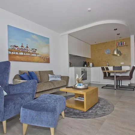 Eigene Sauna, Moderne In Wassernaehe Mit Meerblick - Heimathafen, Gratis Nutzung Vom Ahoi Erlebnisbad Und Sauna In Sellin Apartmán *